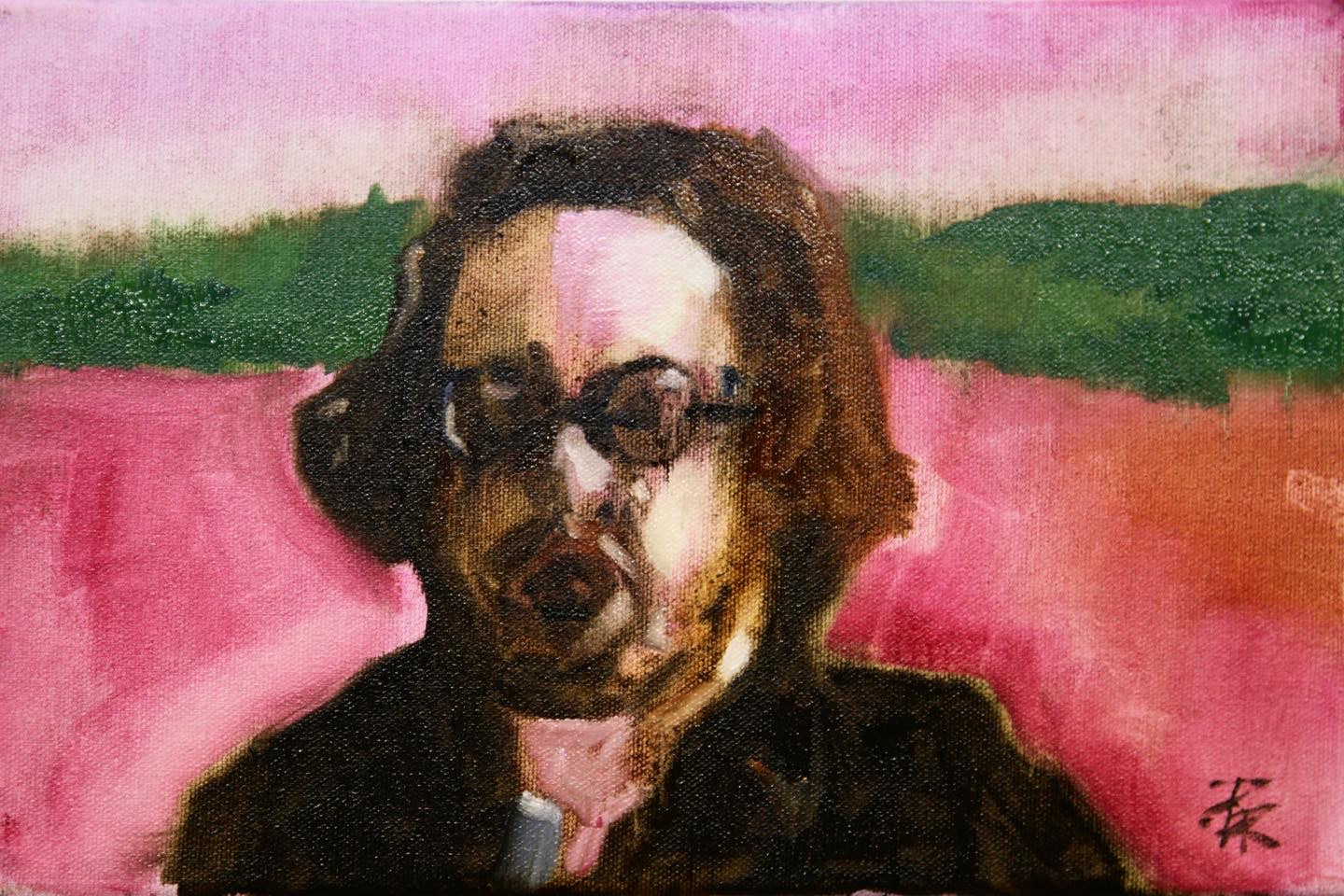 Hyde Wars, 2023, oil on canvas, 8 x 12 in. / 20.32 x 30.48 cm.
