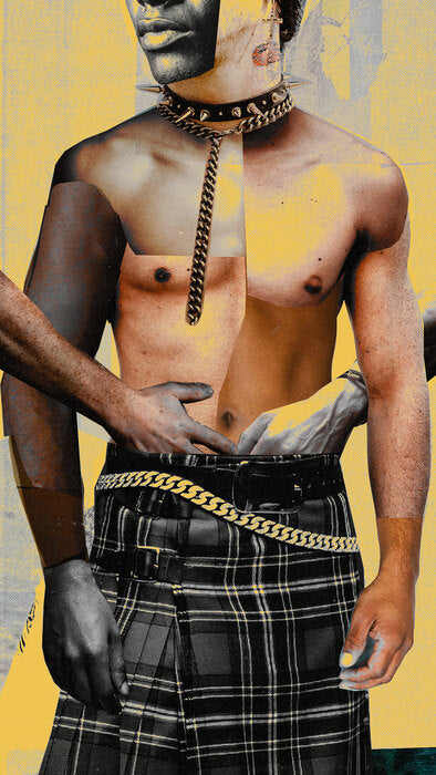 Chaos Agent, 2020, mixed media, 17 x 10 in. / 43.18 x 25.4 cm.