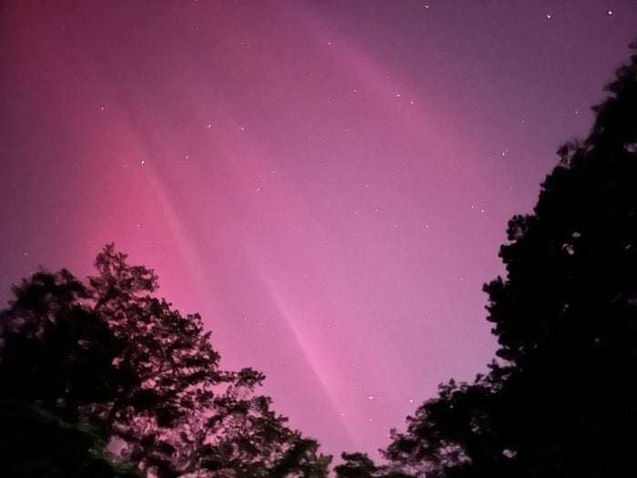 This Time, I Watched Without You; Northern Lights Over SC, 2024, digital photography, 11 x 14 in. / 27.94 x 35.56 cm.