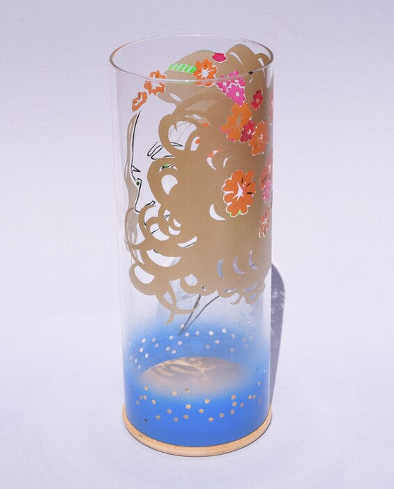 Persephone, 2025, glass art lamp, 10 x 4 x 4 in. / 25.4 x 10.16 x 10.16 cm.