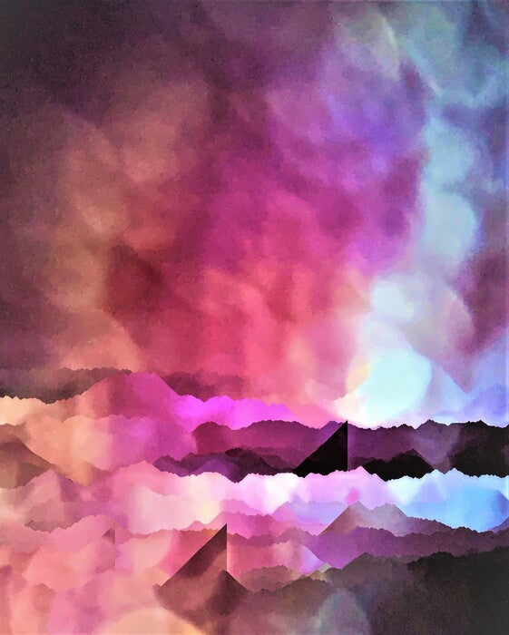 Unearthly Terrain, 2023, digital print, 14 x 11 in. / 35.56 x 27.94 cm.