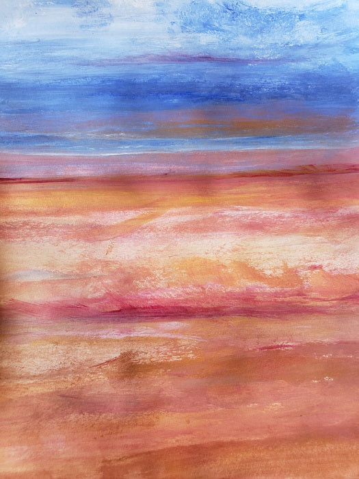 Mother Earth, 2021, acrylic on paper, 14 x 11 in. / 35.56 x 27.94 cm.