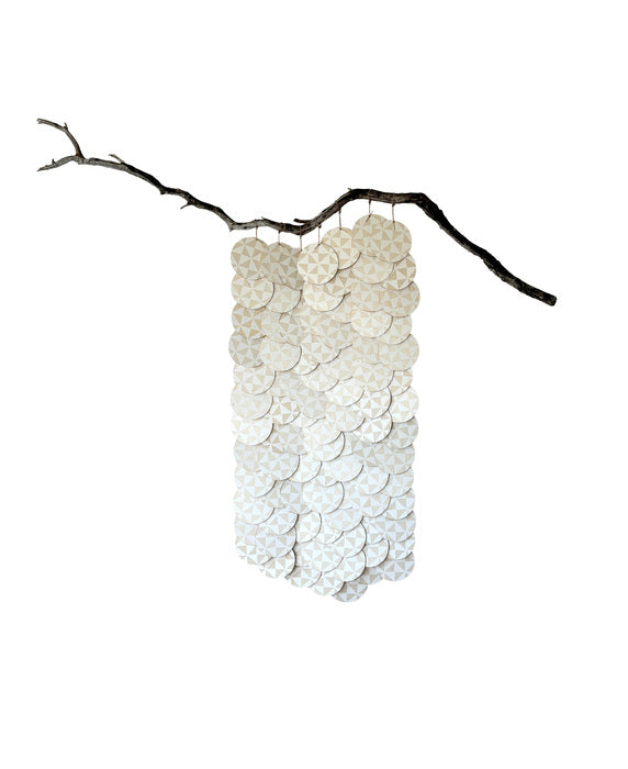 Pattern Winter 2, 2024, acrylic on wood, 55 x 68 x 20 in. / 139.7 x 172.72 x 50.8 cm.