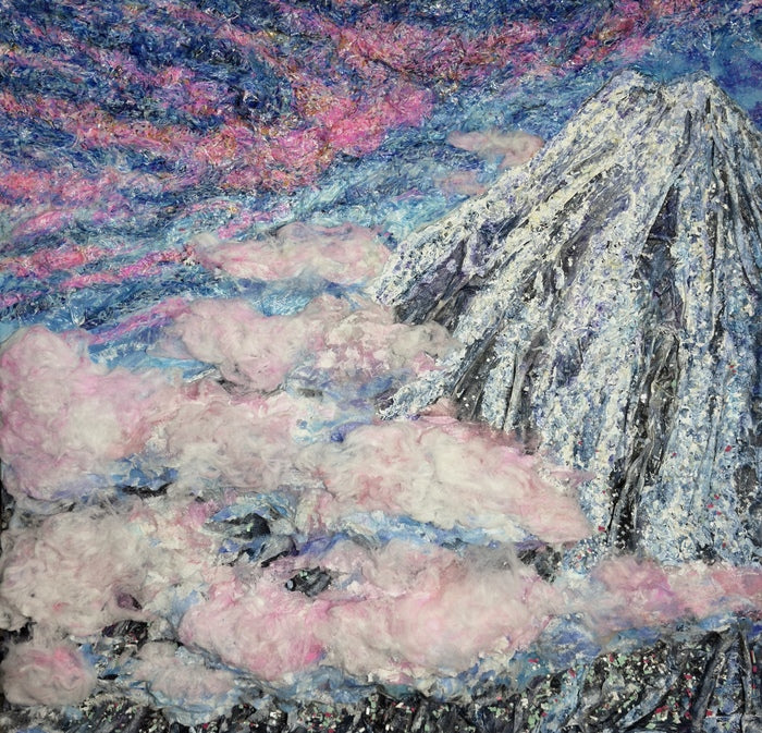 They're Everywhere, 2023, mixed media, 36 x 36 in. / 91.44 x 91.44 cm.