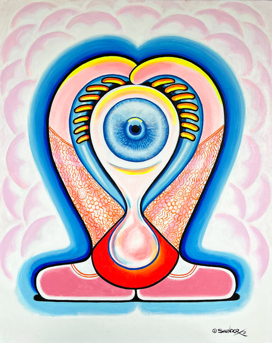 Ultimate-Sacrifice, 2021, acrylic on canvas, 30 x 24 in. / 76.2 x 60.96 cm.