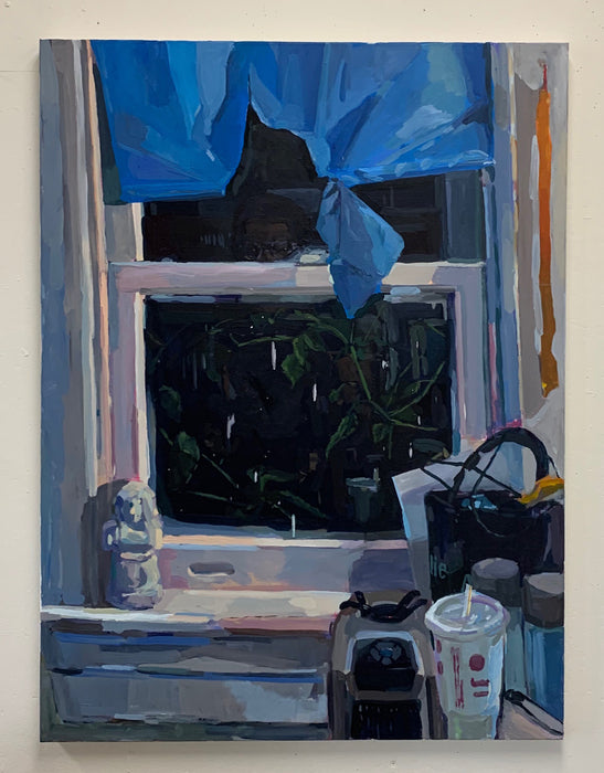 Hello Stranger, 2020, acrylic on canvas, 40 x 30 in. / 101.6 x 76.2 cm.