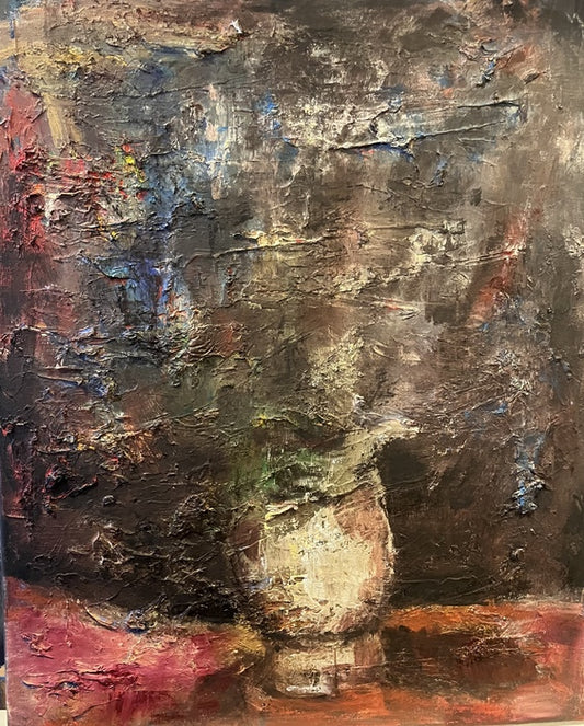 Flowers, 2024, oil, 24 x 18 in. / 60.96 x 45.72 cm.