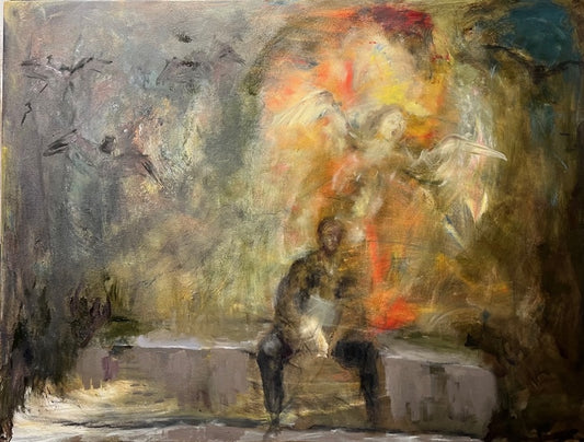 Afterhours, 2024, oil on canvas, 30 x 40 in. / 76.2 x 101.6 cm.