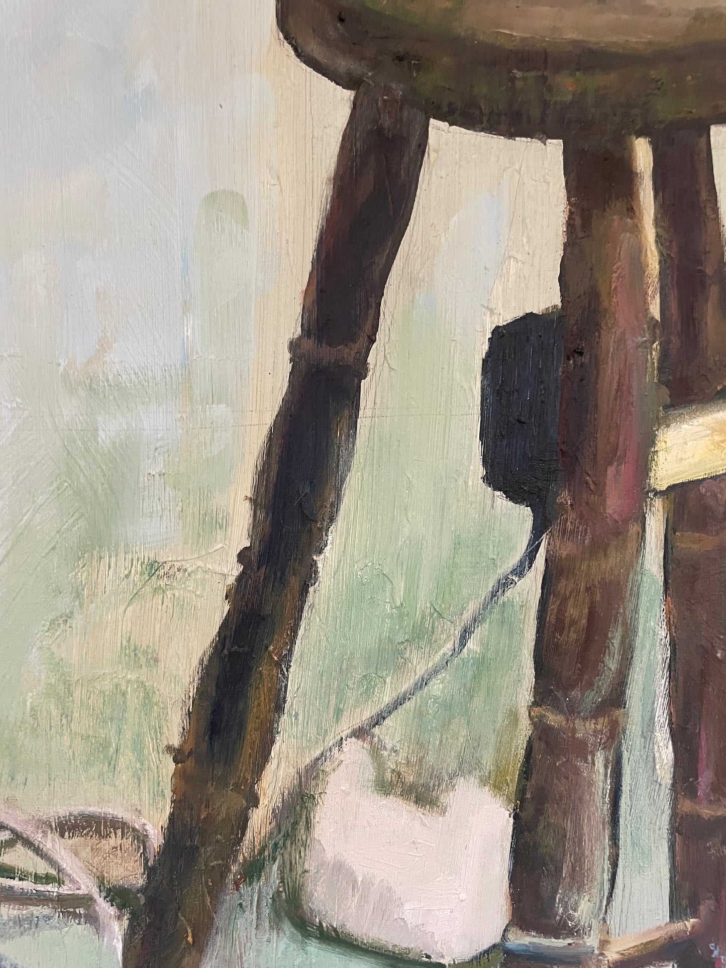 Artist's Bird, 2022, oil and acrylic on canvas, 36 x 24 in. / 91.44 x 60.96 cm.