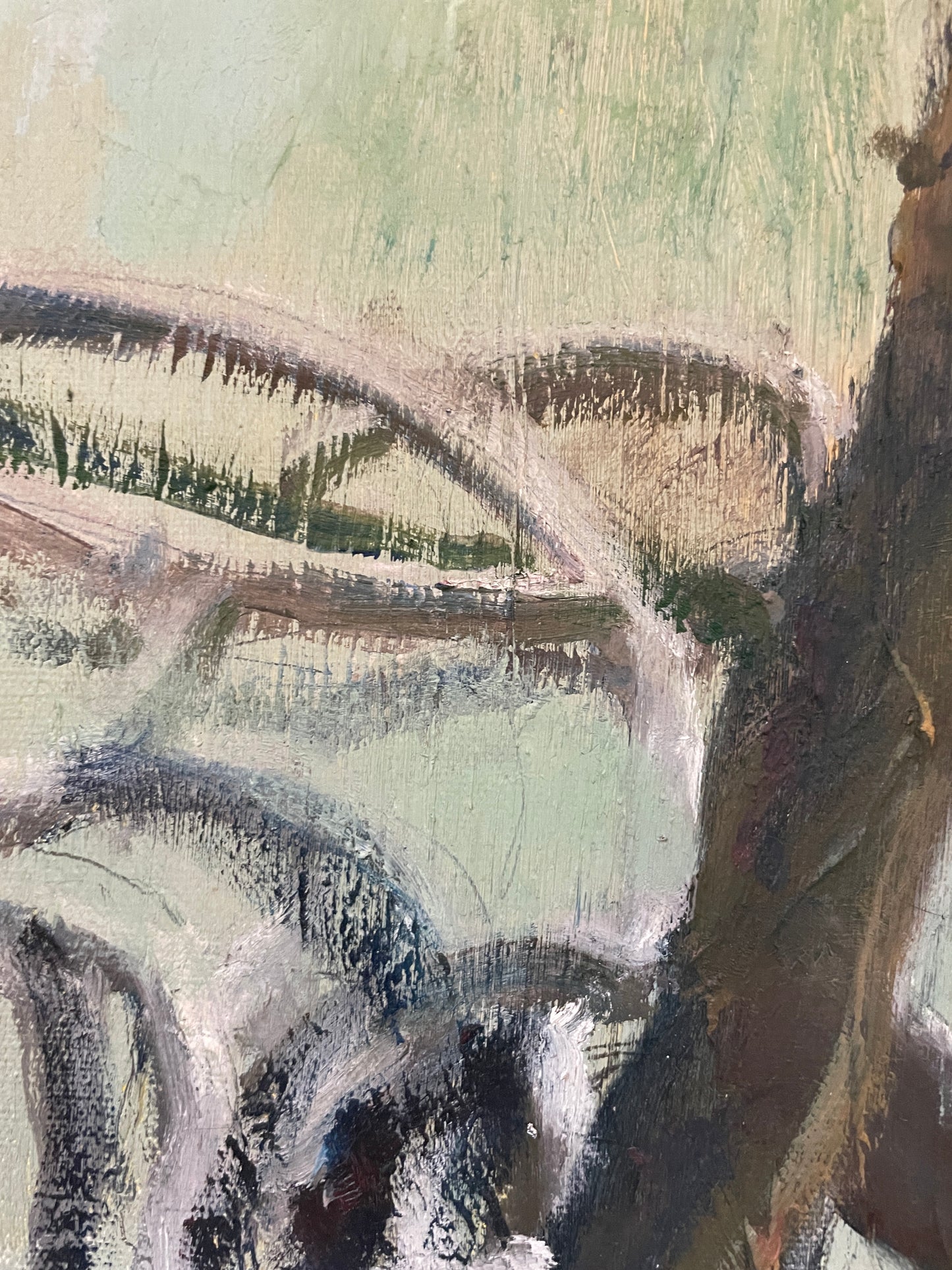 Artist's Bird, 2022, oil and acrylic on canvas, 36 x 24 in. / 91.44 x 60.96 cm.