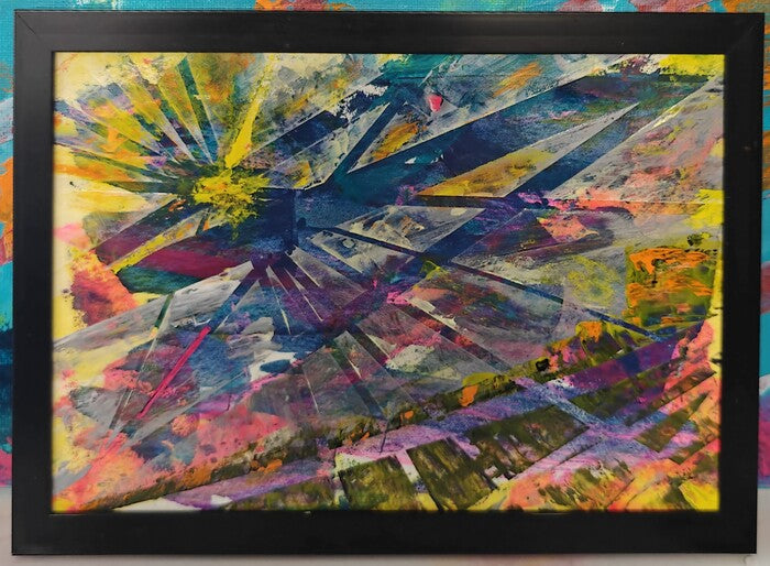 Untitled - LoR 2, 2025, acrylic, 9 x 6 in. / 22.86 x 15.24 cm.