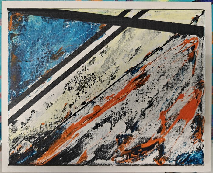 Hope After - aLoR, 2024, acrylic, 8 x 10 in. / 20.32 x 25.4 cm.