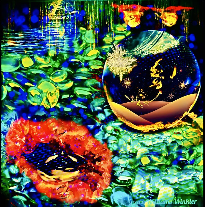 Aqua Vivant, 2020, digital photography, 20 x 16 in. / 50.8 x 40.64 cm.