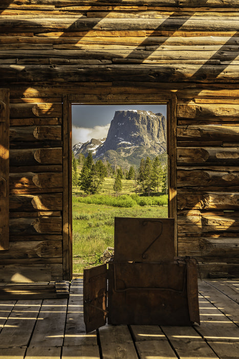 Peering at Squaretop, 2019, framed photography, 24 x 16 in. / 60.96 x 40.5 cm.