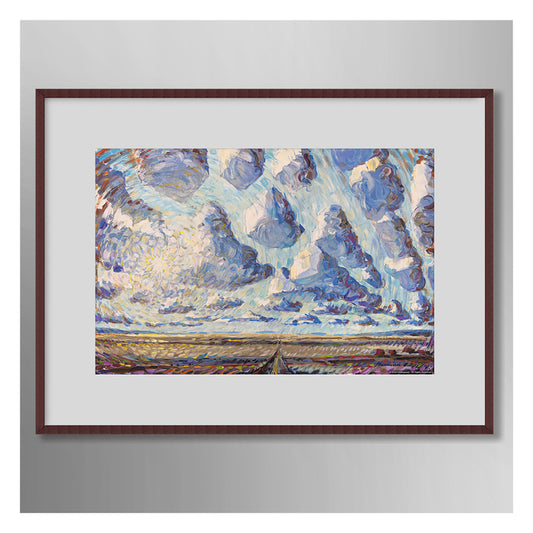 Illumination Road, 2023, acrylic on canvas, 30 x 40 in. / 76.2 x 101.6 cm.