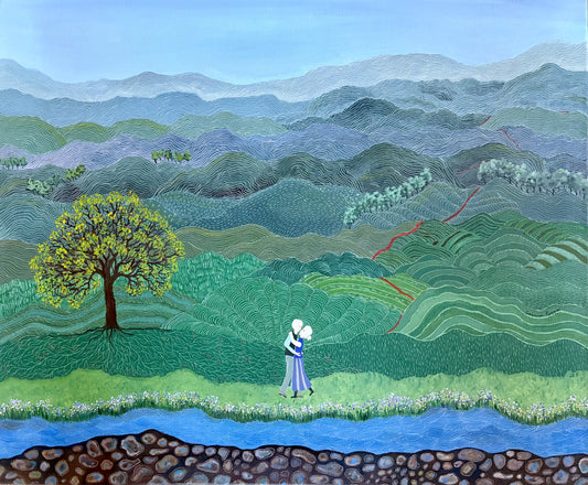 Naturals, 2025, oil on stretched canvas, 20 x 24 in. / 50.8 x 60.96 cm.
