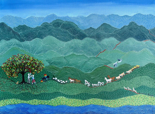 Cherished, 2025, oil on stretched canvas, 12 x 16 in. / 30.48 x 40.64 cm.