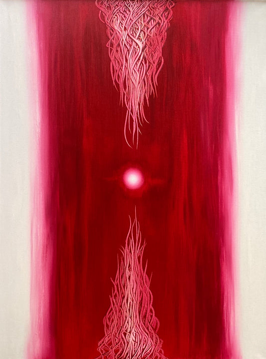 Equilibrium, 2018, oil on canvas, 30 x 40 in. / 76.2 x 101.6 cm.