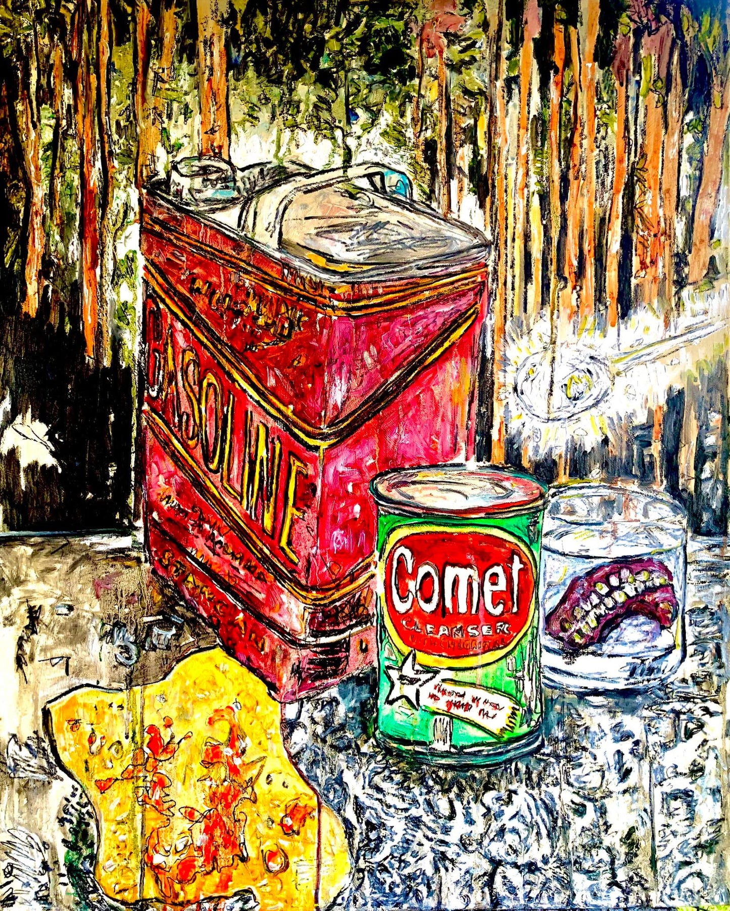Comet, 2025, oil on canvas, 33 x 34 in. / 83.82 x 86.36 cm.