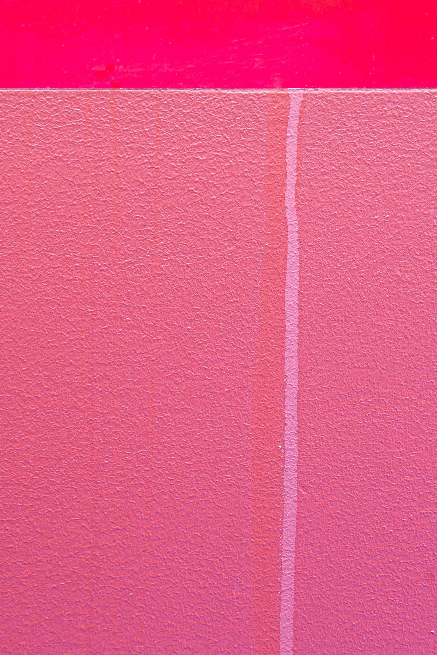 Pink Tear, 2021, photography on textured metal, 16 x 24 in. / 40.64 x 60.96 cm.