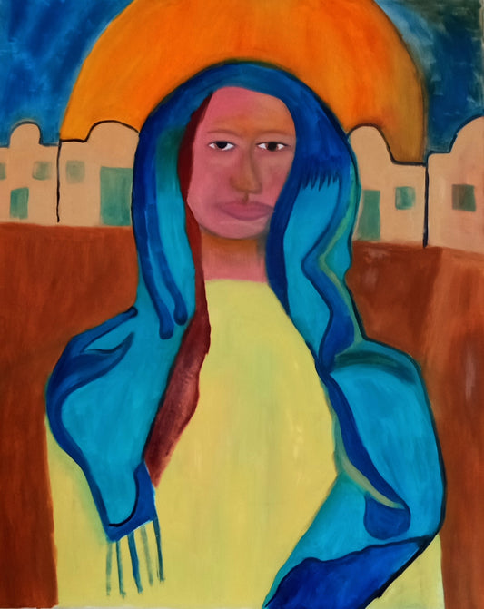 Madonna, 2024, oil on canvas, 24 x 30 in. / 60.96 x 76.2 cm.