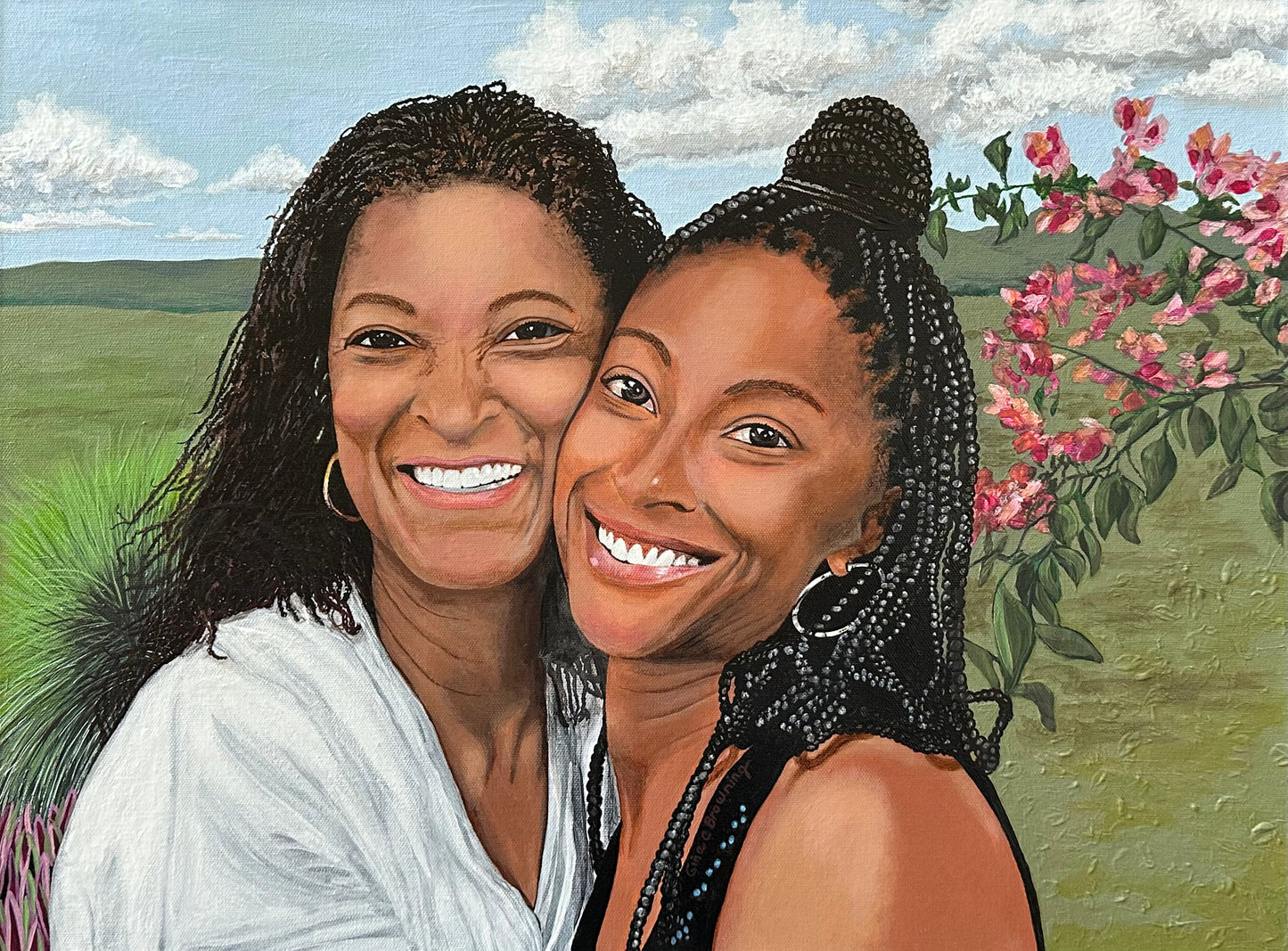 JOY, 2025, acrylic on canvas, 18 x 24 in. / 45.72 x 60.96 cm.