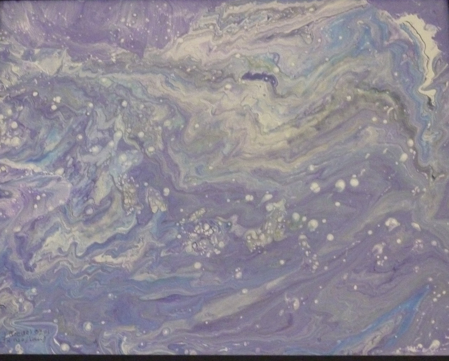 The Purple Night Sky, 2025, acrylic, 20 x 16 in. / 50.8 x 40.64 cm.