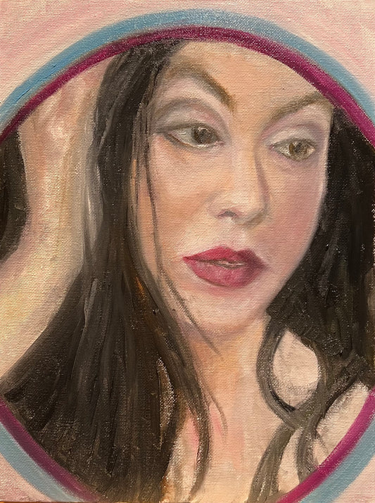 Valerie, 2025, oil, 20 x 12 in. / 50.8 x 30.48 cm.