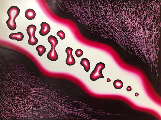 Groovy, 2019, oil on canvas, 36 x 48 in. / 91.44 x 121.92 cm.