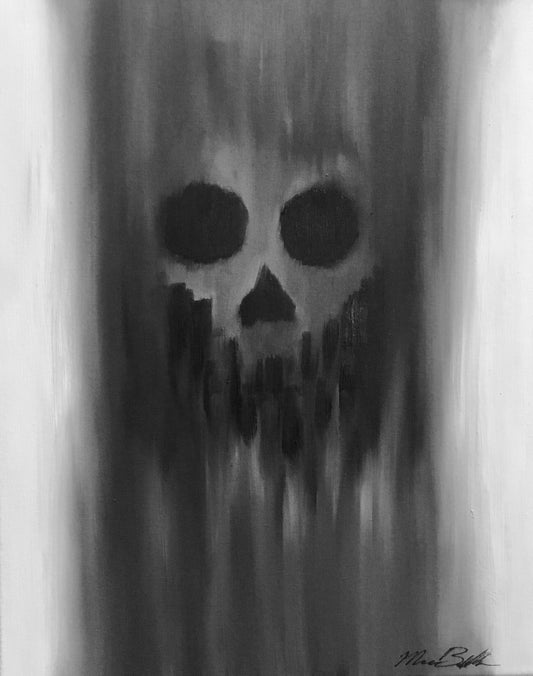 Haunted, 2018, oil on canvas, 16 x 20 in. / 40.64 x 50.8 cm.
