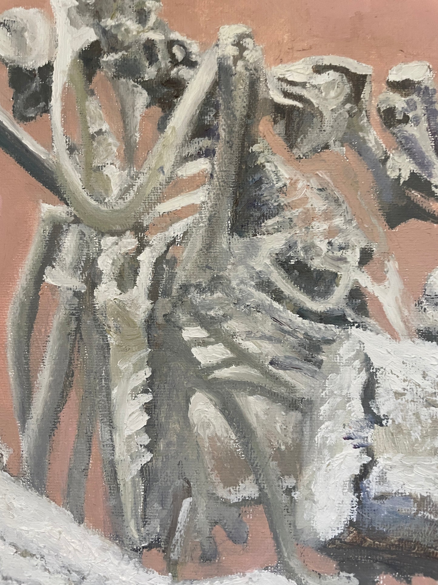 Mousebird, 2023, oil on canvas, 24 x 20 in. / 60.96 x 50.8 cm.