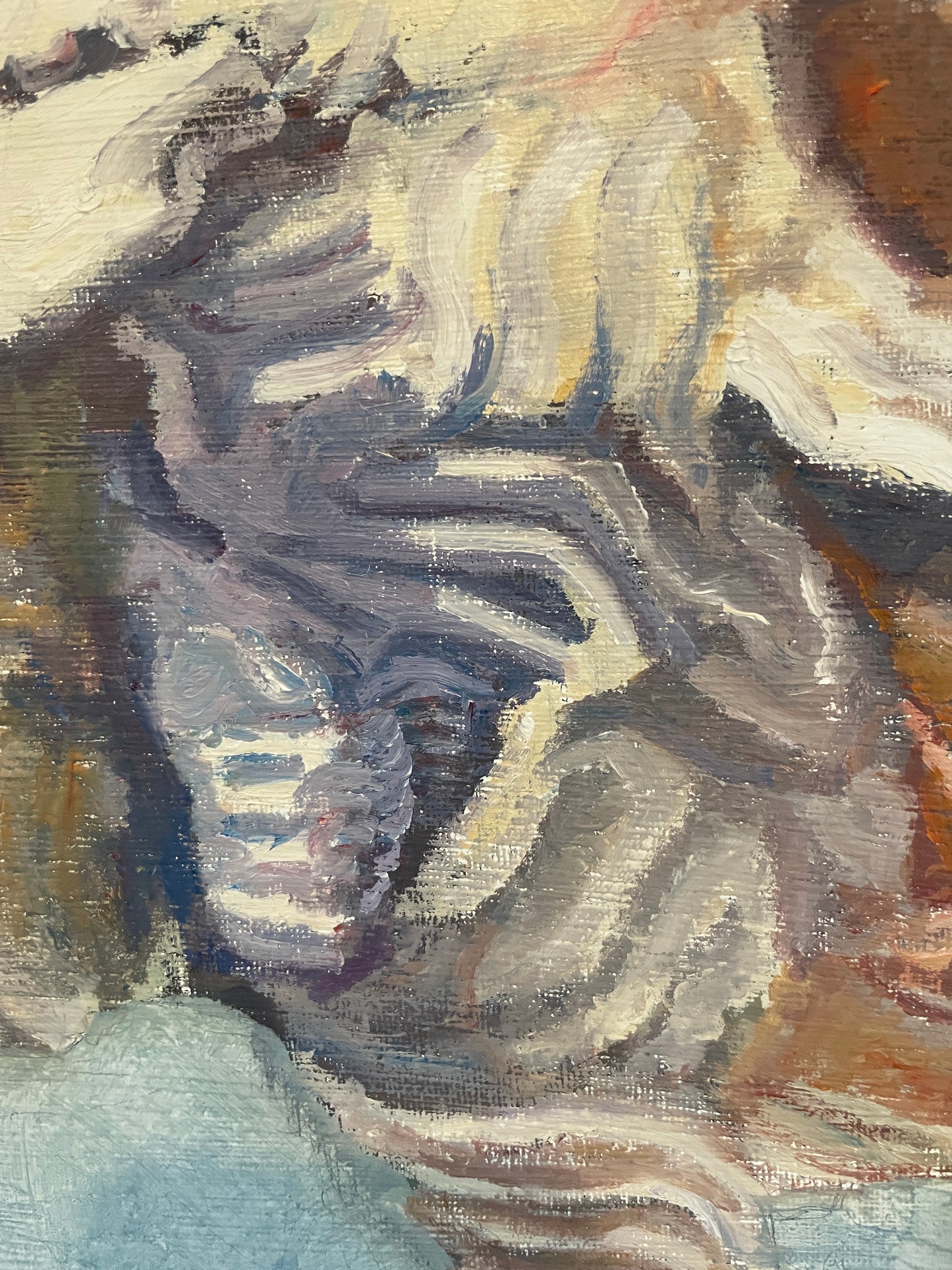 Chicken, 2023, oil on canvas, 20 x 16 in. / 50.8 x 40.64 cm.