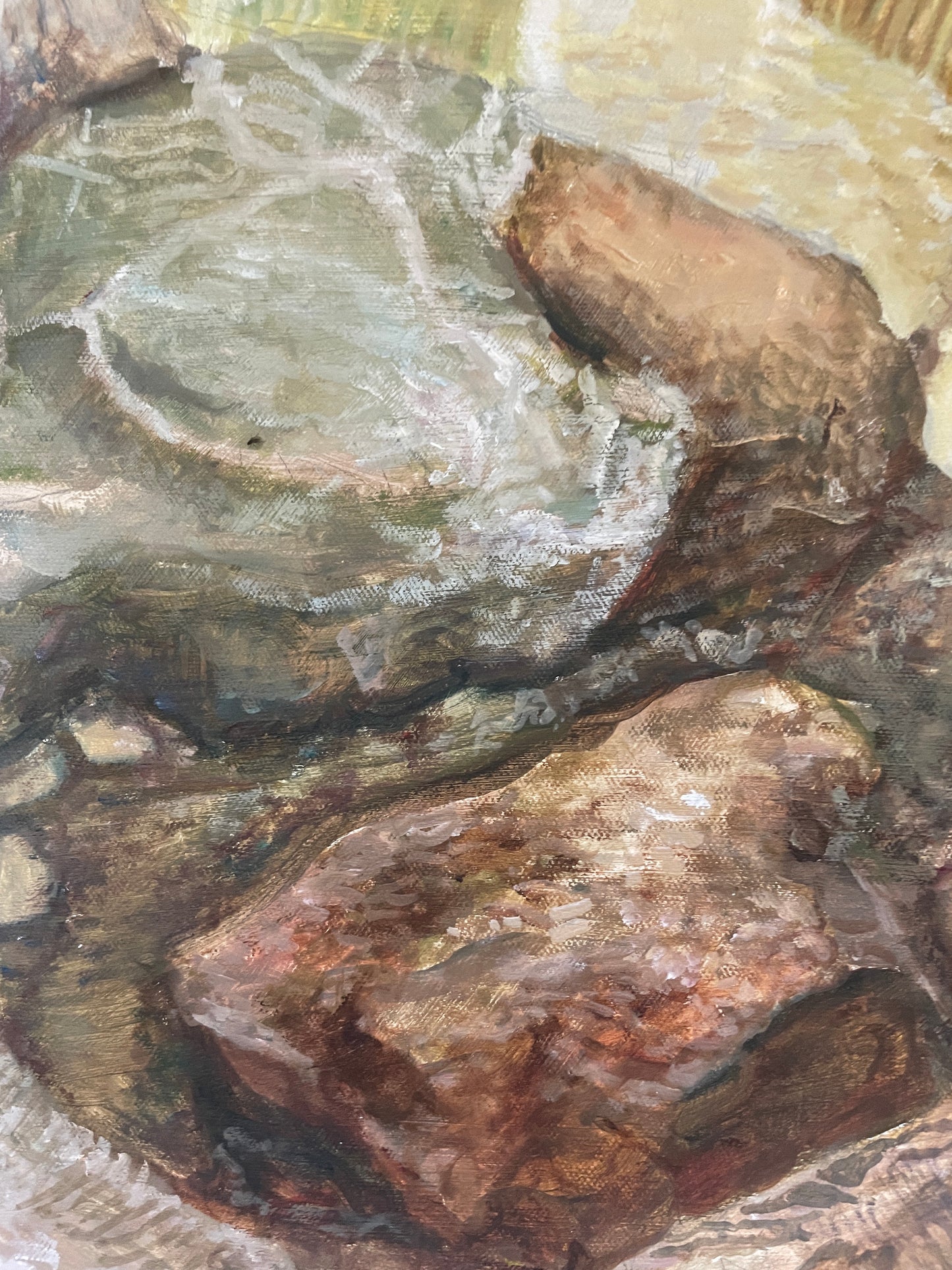 Window of Palamidi Fortress to Argolic Gulf, 2023, oil on canvas, 48 x 36 in. / 121.92 x 91.44 cm.