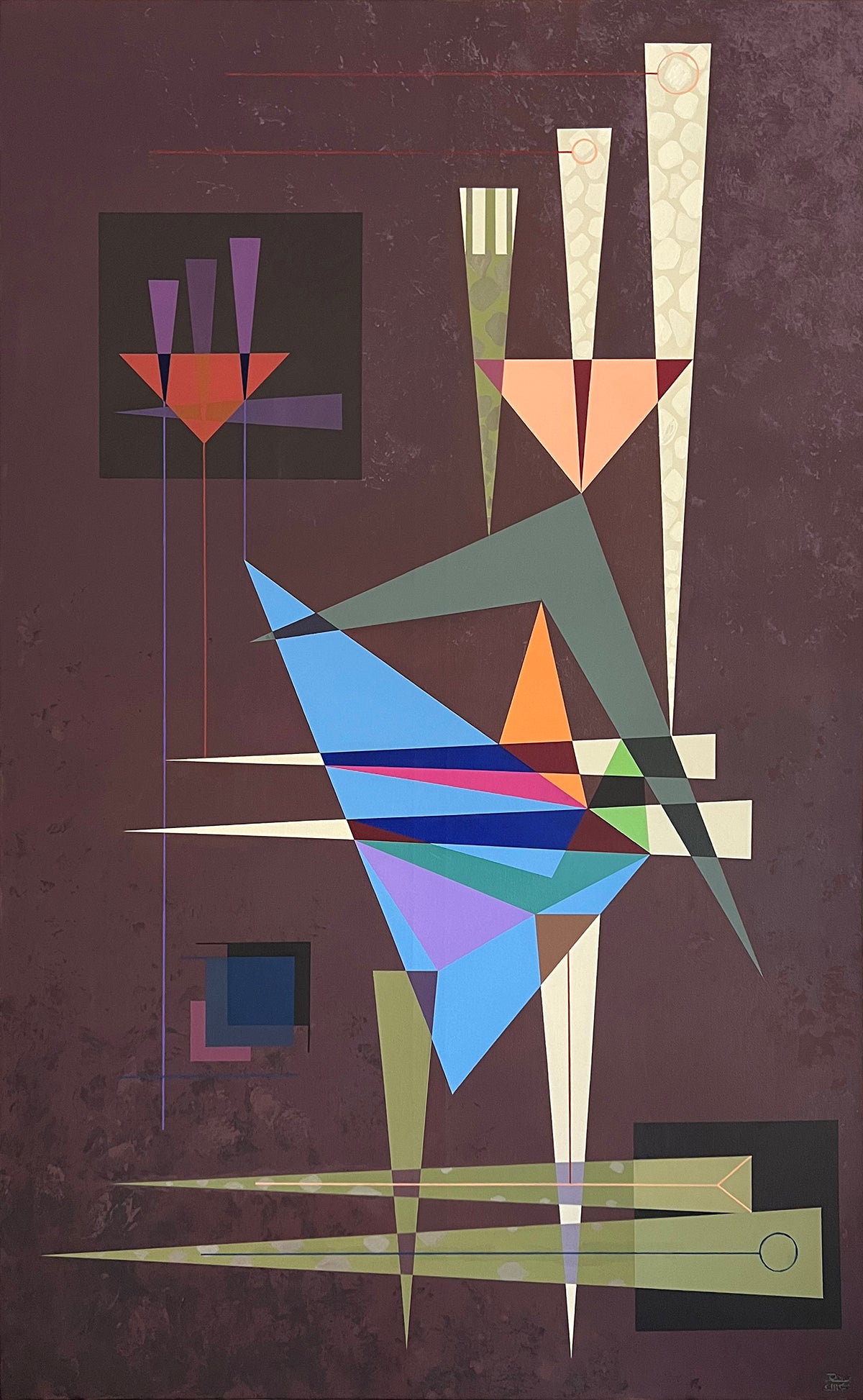 Immortal Hope, 2025, acrylic on canvas,  30 x 48 in. / 76.2 x 121.92 cm.