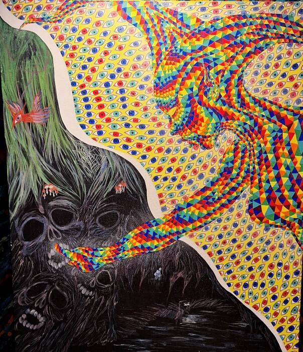 Into the Void, 2008, acrylic, 30 x 24 in. / 76.2 x 60.96 cm.