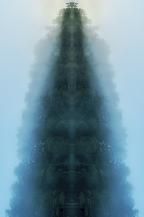 Isleaeous, 2019, archival ink on metal, 24 x 16 in. / 60.96 x 40.5 cm.