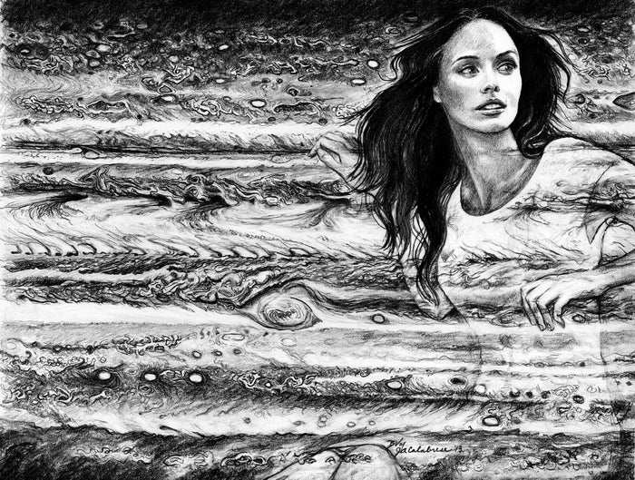 Storm Warning, 2013, graphite on paper, 16 x 20 in. / 40.64 x 50.8 cm.