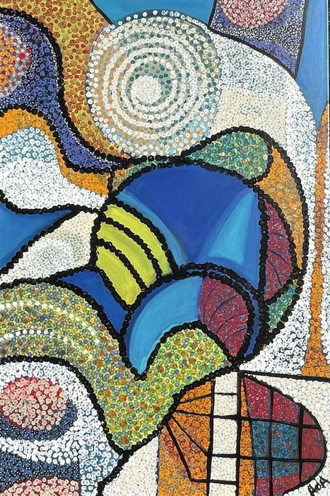 Joy, 2023, acrylic, 36 x 24 in. / 91.44 x 60.96 cm.