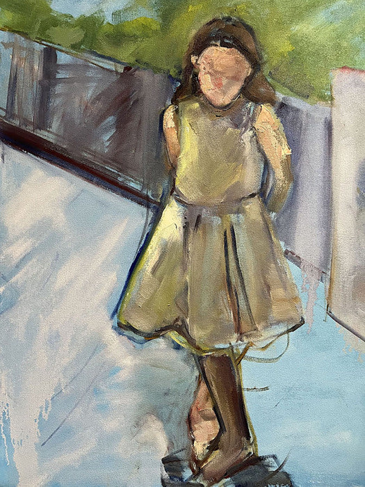 Julia at the Sagamore, 2021, oil on canvas, 28 x 36 in. / 71.12 x 91.44 cm.