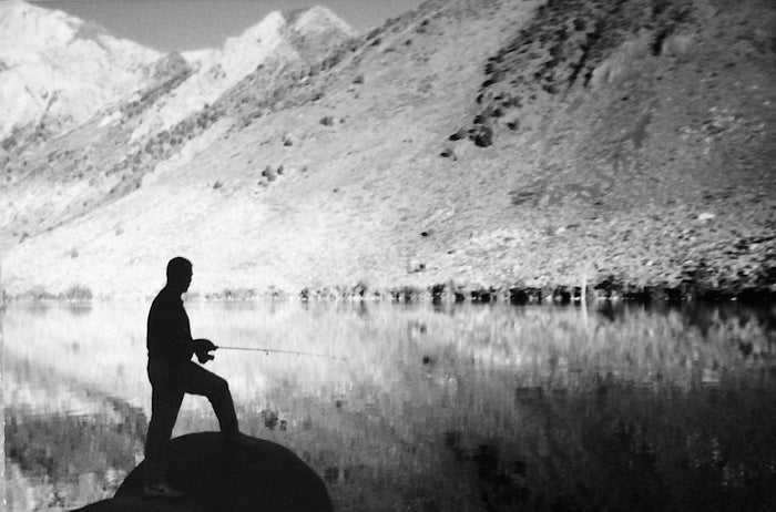 Lake Fisherman, 2008, photography, 1 x 1 in. / 2.54 x 2.54 cm.