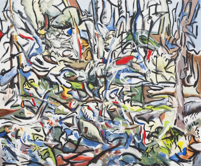 Landscape, 2017, oil on canvas, 60 x 72 in. / 23.6 x 28.3 cm.