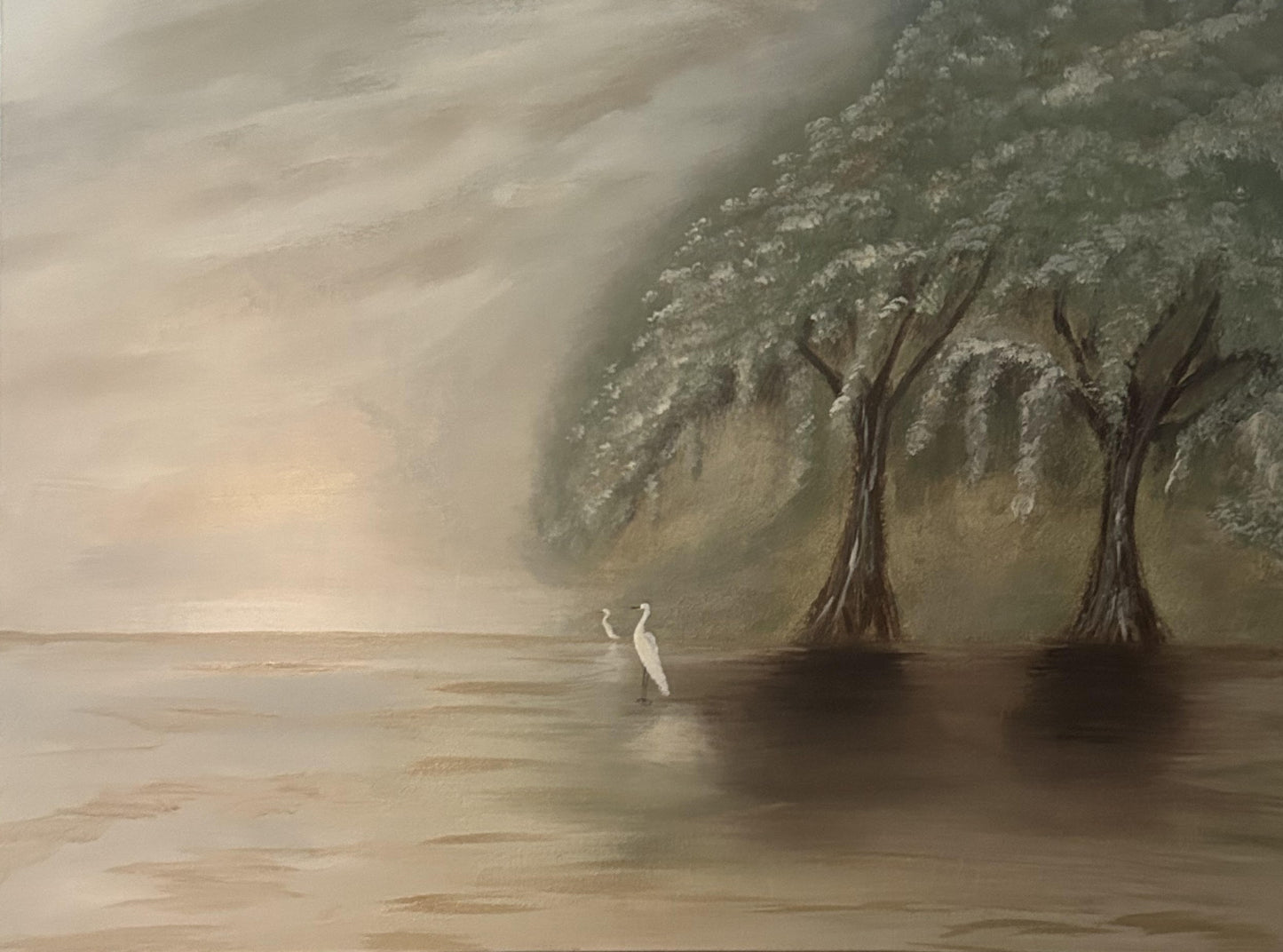 Little Foot, 2025, acrylic on canvas, 40 x 30 in. / 101.6 x 76.2 cm.