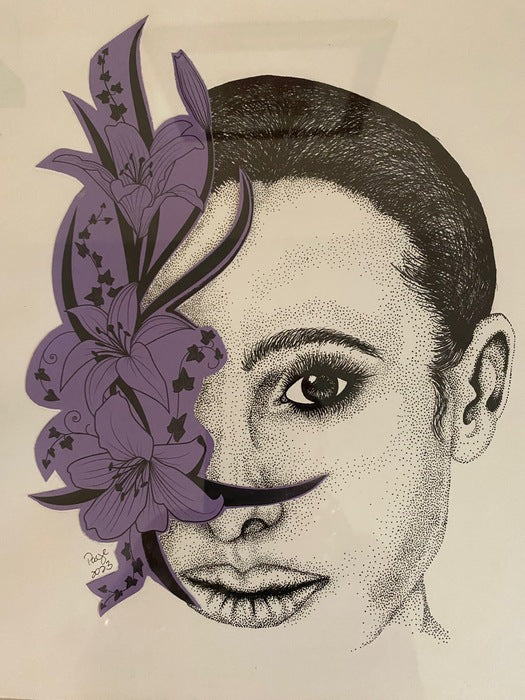 Looking Good, 2023, pen and ink, 18.5 x 18.5 in. / 46.99 x 46.99 cm.