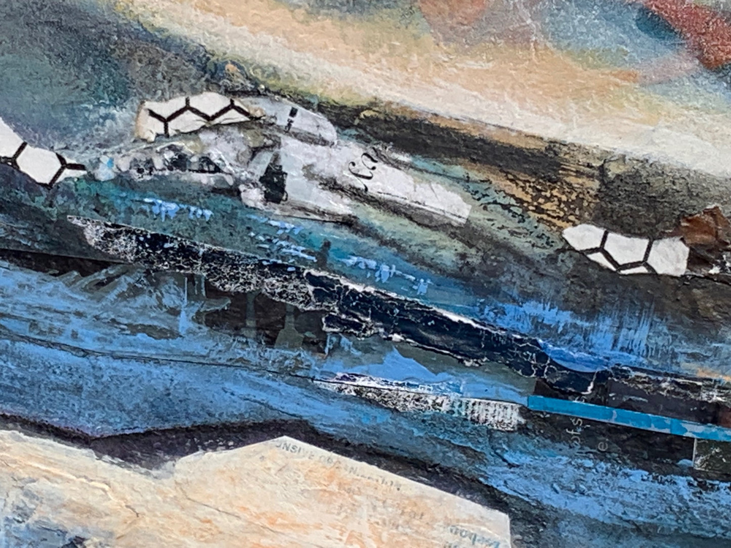 Lullaby, 2025, mixed media, 24 x 36 in. / 60.96 x 91.44 cm