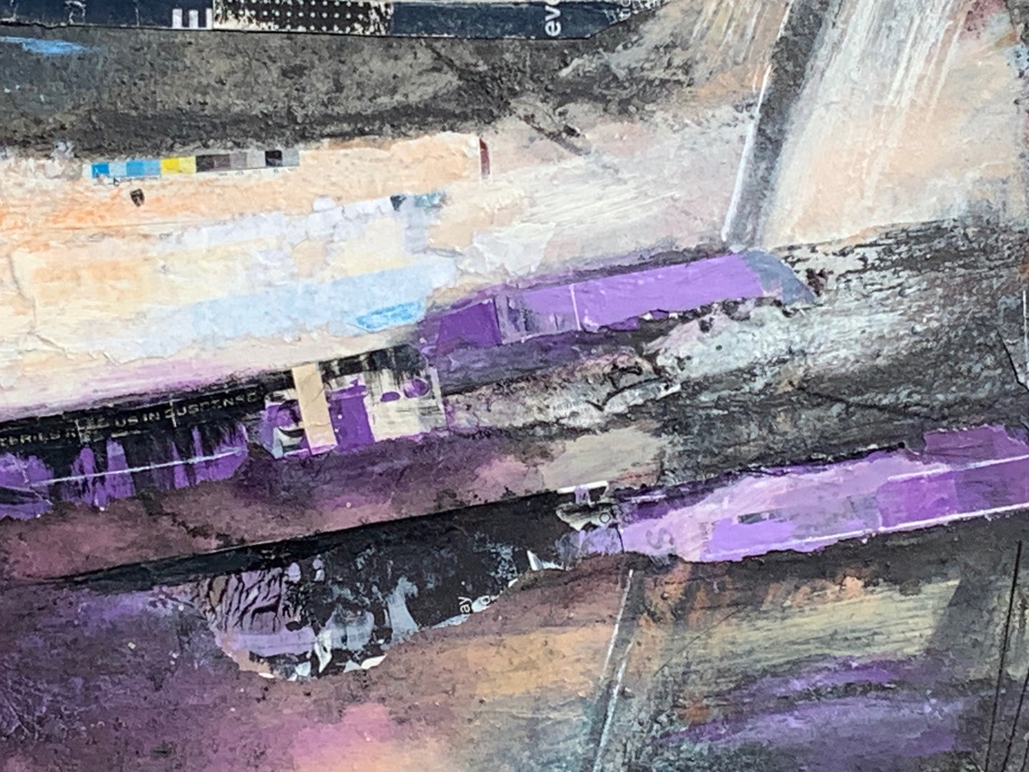 Lullaby, 2025, mixed media, 24 x 36 in. / 60.96 x 91.44 cm
