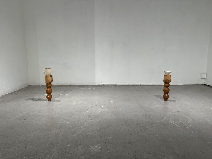 MORNING, 2024, found objects, 18 x 5 in. / 45.72 x 12.7 cm.