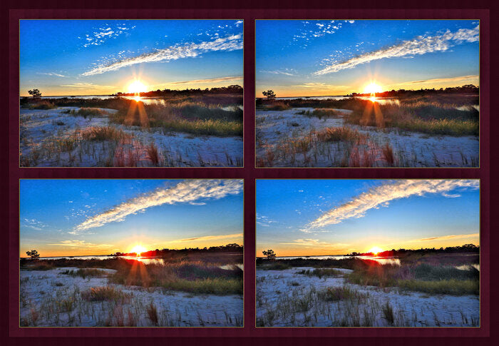 Mashes Sands Sunset No. 2 - Time Series, 2023, digital photograph, 18 x 26 in. / 45.72 x 66.04 cm.