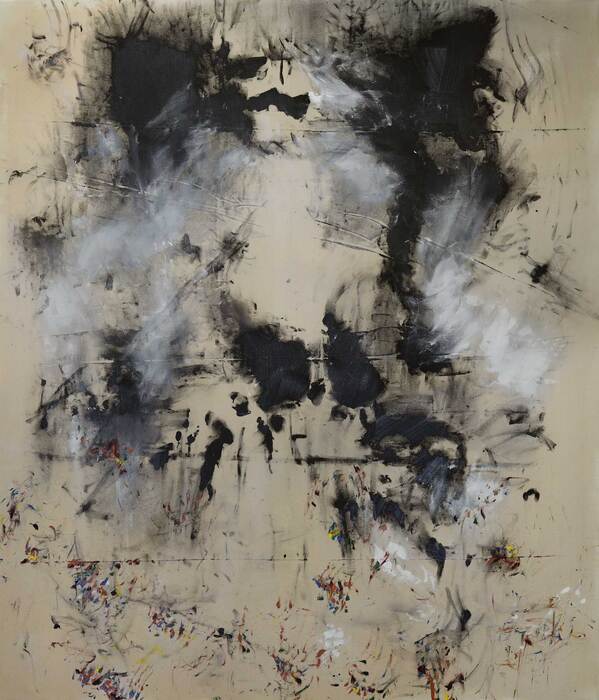 Missionary #1, 2023, mixed media, 60 x 72 in. / 23.6 x 28.3 cm.