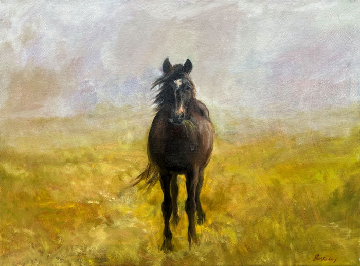 Misty March Morning, 2023, oil on canvas, 12 x 16 in. / 30.48 x 40.64 cm.