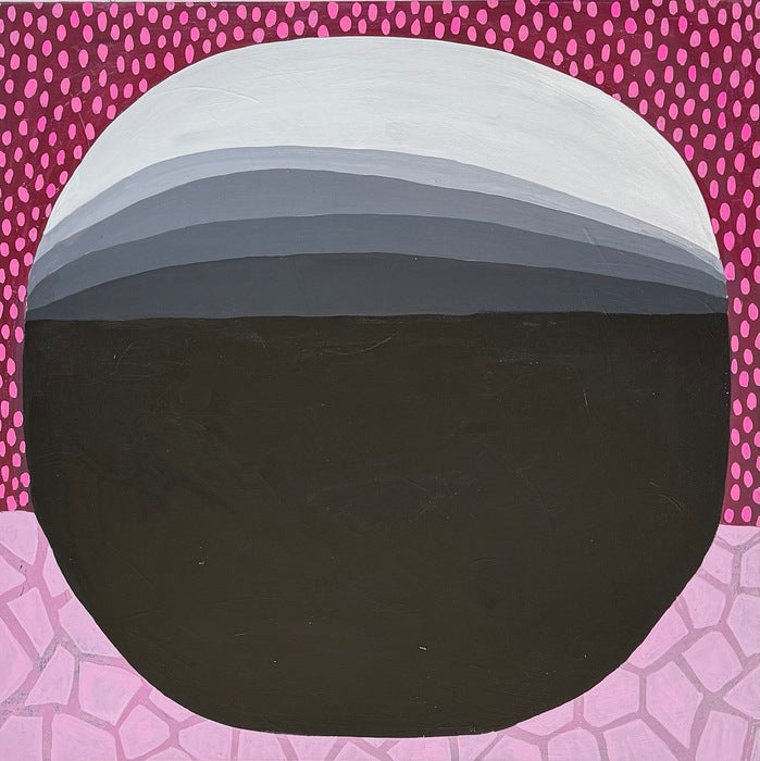 Pay Attention, Be Astonished, 2024, acrylic on cradled wood panel, 20 x 20 in. / 50.8 x 50.8 cm.